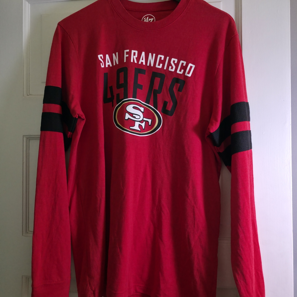 47 Brand San Francisco 49ers Long Sleeve Red Shirt